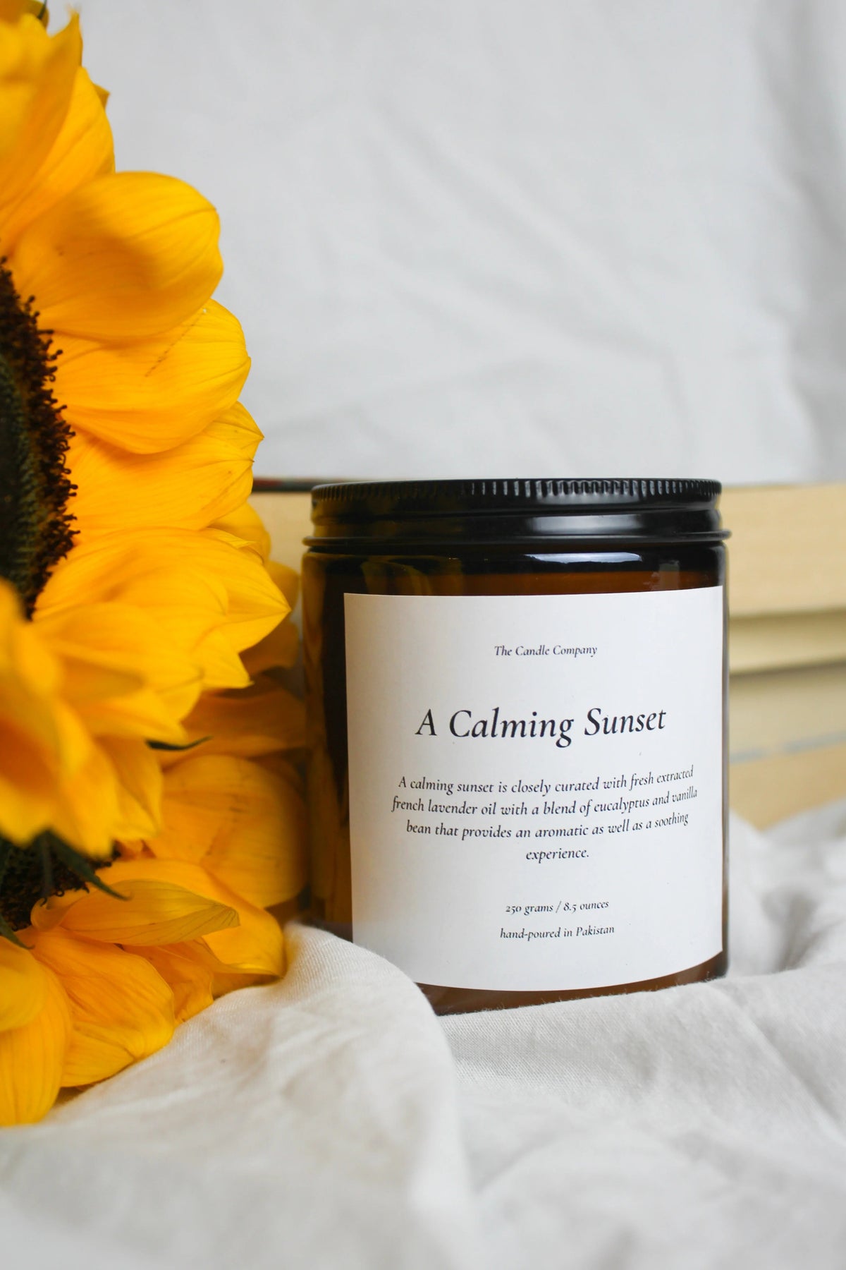A Calming Sunset Scented Soy Candle by The Candle Company – photo 2