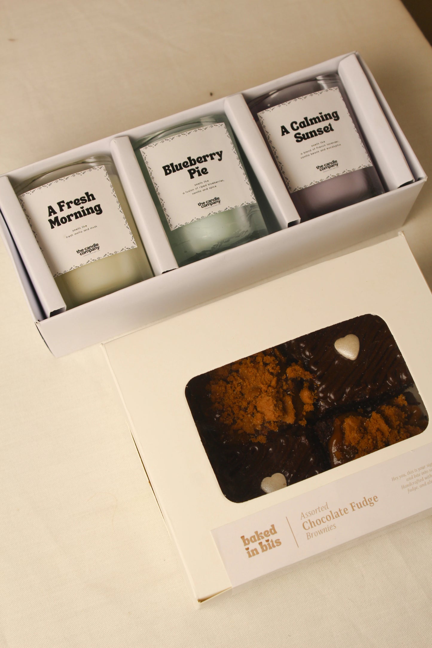 Melt to be Yours (Mini Scented Candles & Brownies) LAHORE ONLY