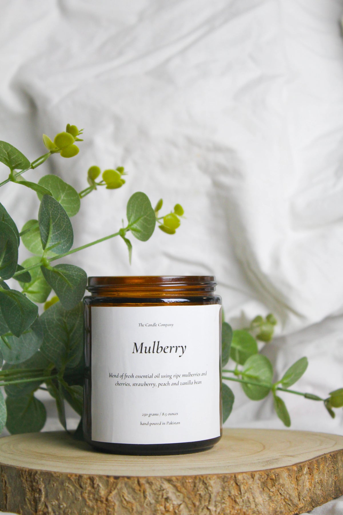 Mulberry Scented Soy Candle by The Candle Company – photo 2