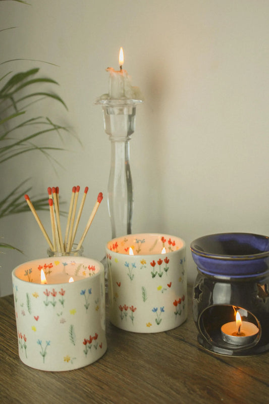 Ceramic Handmade Candle